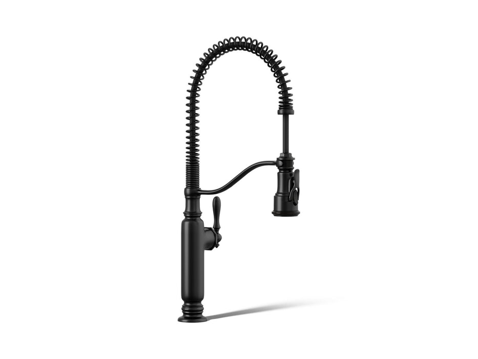 KOHLER Tournant Semi-professional kitchen sink faucet with three-function sprayhead