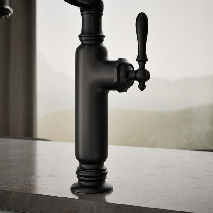 KOHLER K-77515 Tournant Semi-professional kitchen sink faucet with three-function sprayhead