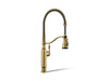 KOHLER Tournant Semi-professional kitchen sink faucet with three-function sprayhead