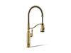 KOHLER K-77515 Tournant Semi-professional kitchen sink faucet with three-function sprayhead