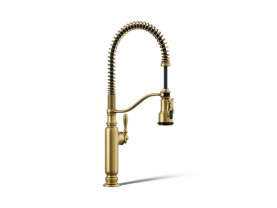 KOHLER K-77515 Tournant Semi-professional kitchen sink faucet with three-function sprayhead