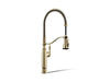 KOHLER Tournant Semi-professional kitchen sink faucet with three-function sprayhead