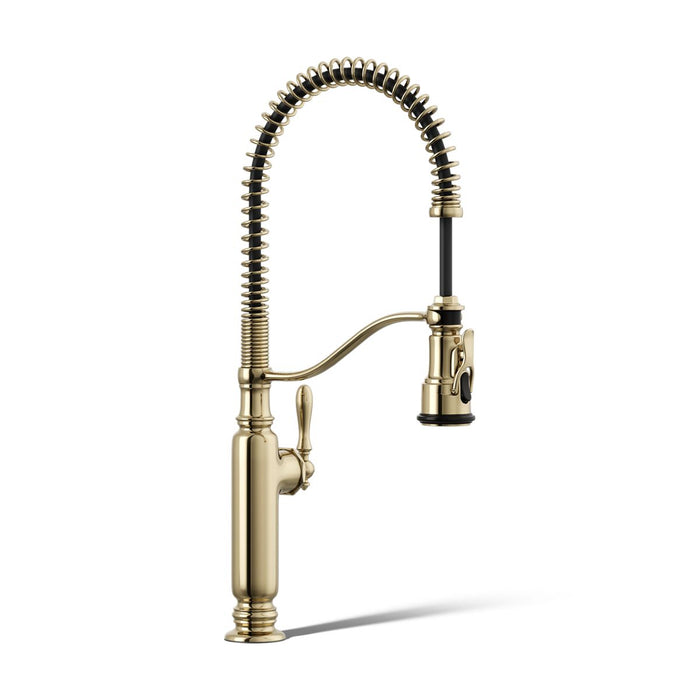 KOHLER Tournant Semi-professional kitchen sink faucet with three-function sprayhead