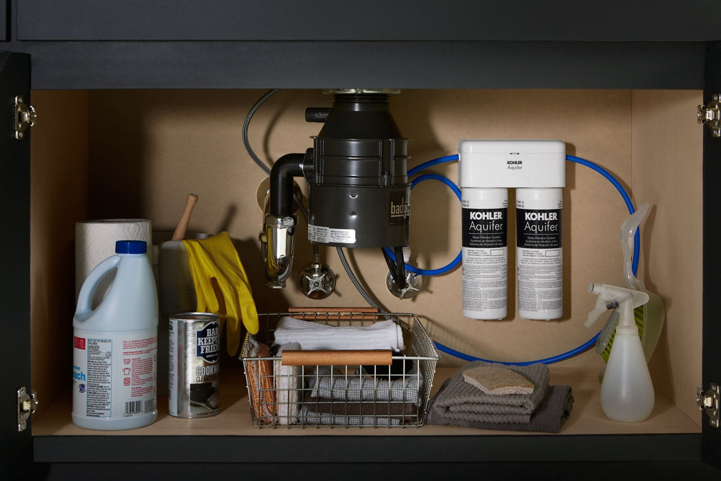 KOHLER K-77686 Aquifer Double-cartridge water filtration system