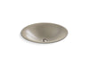 KOHLER K-77714 Carillon 17-1/2" round drop-in bathroom sink, no overflow