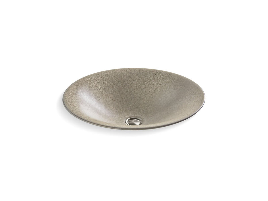 KOHLER K-77714 Carillon 17-1/2" round drop-in bathroom sink, no overflow