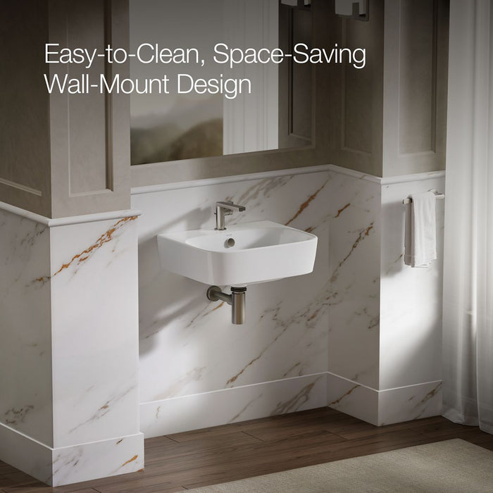 Kohler ModernLife 21-3/4" rectangular wall-mount bathroom sink