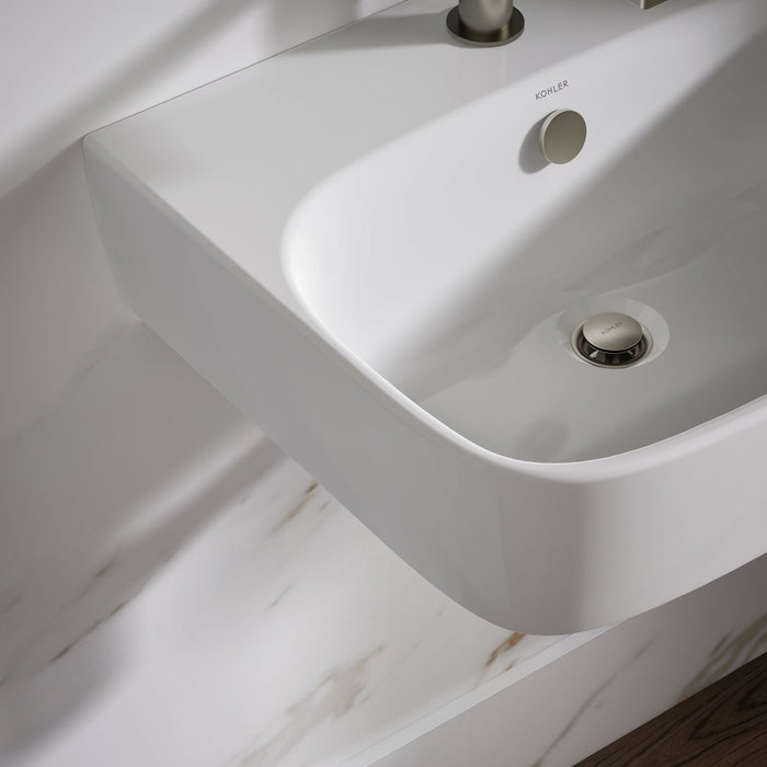 KOHLER K-77767-1 ModernLife 21-3/4" rectangular wall-mount bathroom sink
