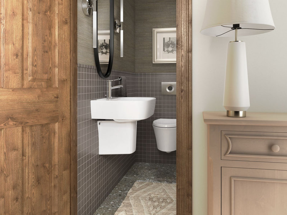 KOHLER K-77768-1 ModernLife 21-3/4" rectangular wall-mount bathroom sink