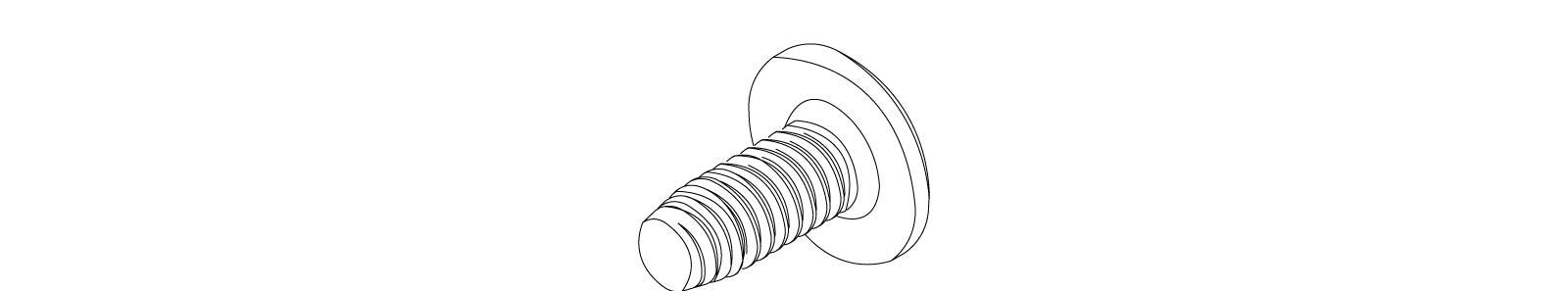 KOHLER K-77789 Screw, 8-32 Self Tapping