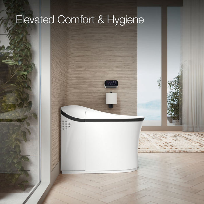 KOHLER K-77795 Eir One-piece elongated smart toilet, dual-flush