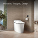 KOHLER Eir One-piece elongated smart toilet, dual-flush