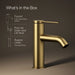 Kohler Components Single-handle bathroom sink faucet, 1.2 gpm