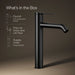Kohler Components Tall single-handle bathroom sink faucet, 1.2 gpm