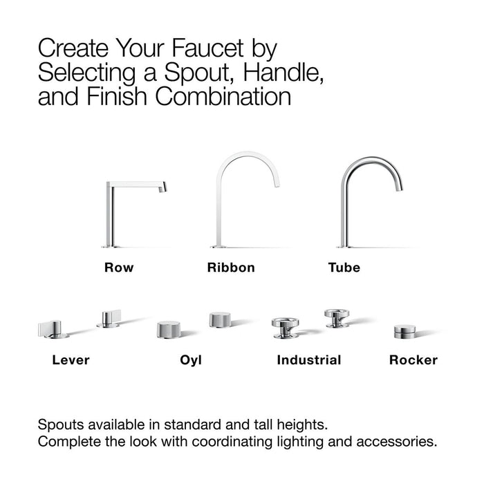 KOHLER K-77963-8A Components Rocker bathroom sink faucet handle