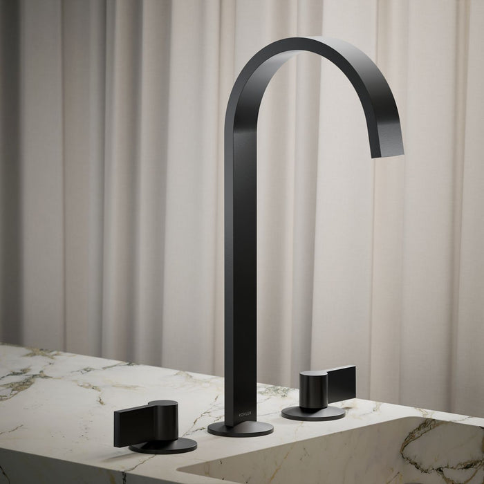 KOHLER K-77966 Components Bathroom sink faucet spout with Ribbon design, 1.2 gpm