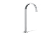 KOHLER KOHLER K-77966 Components Bathroom sink faucet spout with Ribbon design, 1.2 gpm