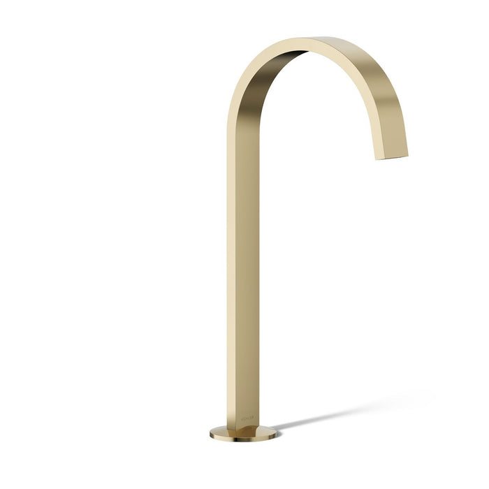 KOHLER K-77966 Components Bathroom sink faucet spout with Ribbon design, 1.2 gpm