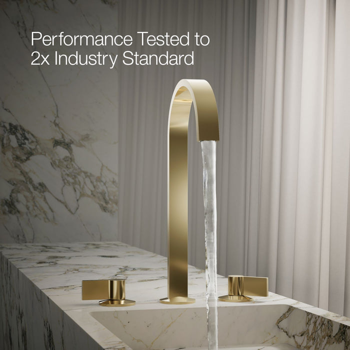 KOHLER K-77966 Components Bathroom sink faucet spout with Ribbon design, 1.2 gpm