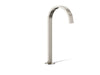 KOHLER KOHLER K-77966 Components Bathroom sink faucet spout with Ribbon design, 1.2 gpm