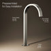 KOHLER KOHLER K-77966 Components Bathroom sink faucet spout with Ribbon design, 1.2 gpm