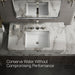 KOHLER KOHLER K-77966 Components Bathroom sink faucet spout with Ribbon design, 1.2 gpm