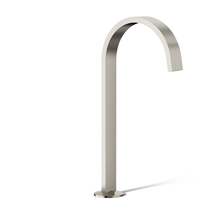 KOHLER KOHLER K-77966 Components Bathroom sink faucet spout with Ribbon design, 1.2 gpm