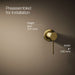 Kohler Components Wall-mount bathroom sink faucet handle
