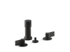 Kohler Components Widespread bidet faucet with Lever handles