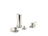 Kohler Components Widespread bidet faucet with Lever handles