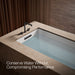 KOHLER K-77987 Components Deck-mount bath spout with Row design
