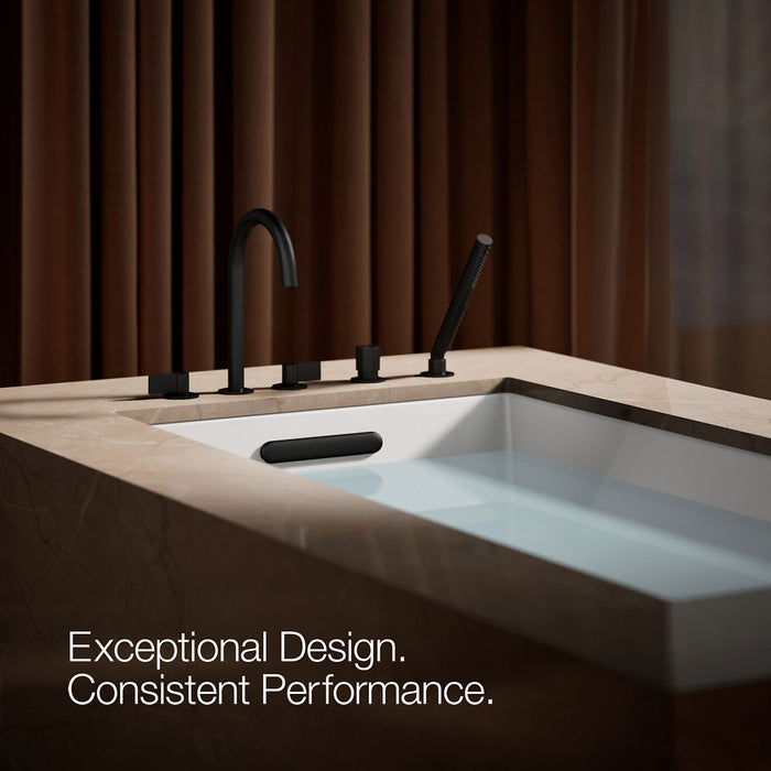 KOHLER K-77989 Components Deck-mount handshower holder and two-way diverter valve, matte black - view 4