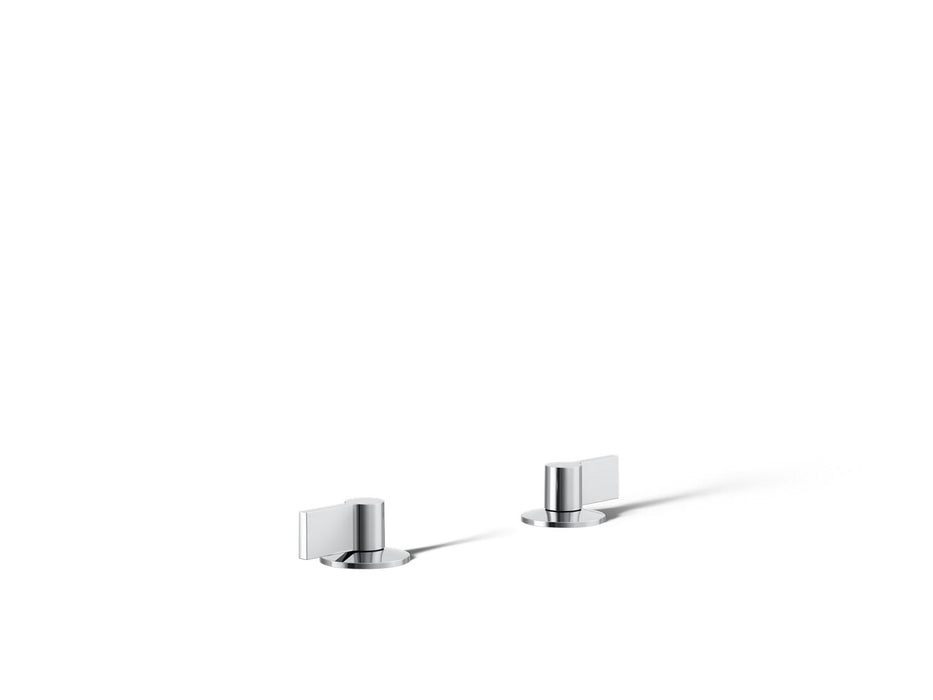 KOHLER K-77990-4 Components Deck-mount bath faucet handles with Lever design