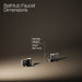 Kohler Components Deck-mount bath faucet handles with Lever design