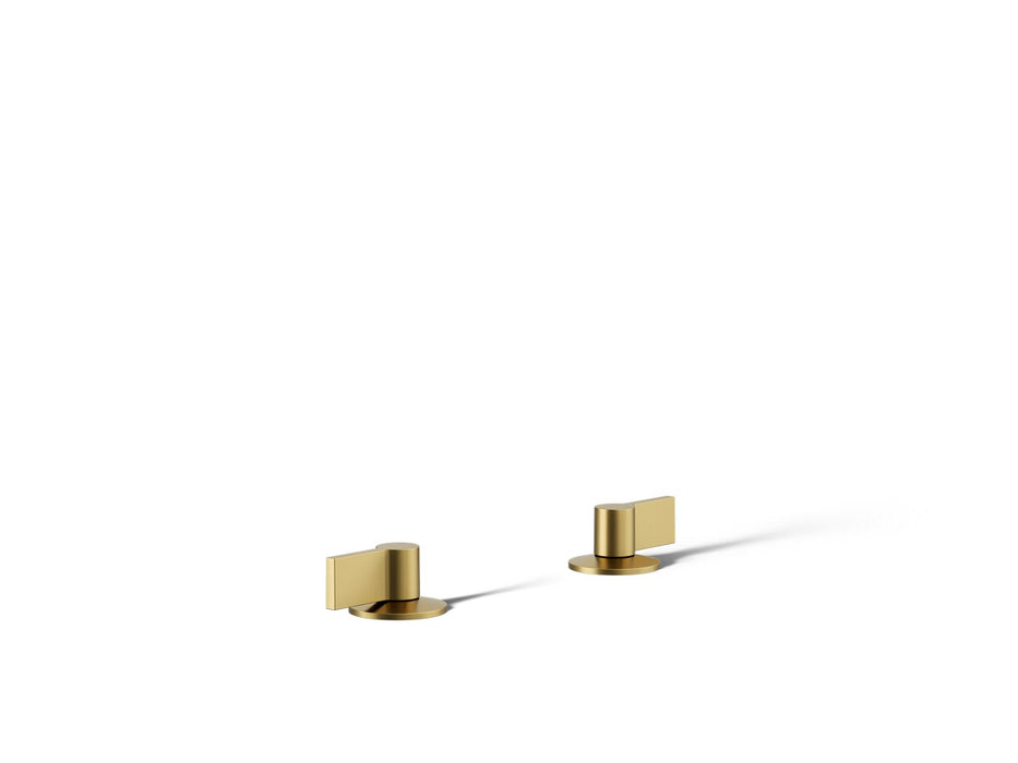 KOHLER K-77990-4 Components Deck-mount bath faucet handles with Lever design