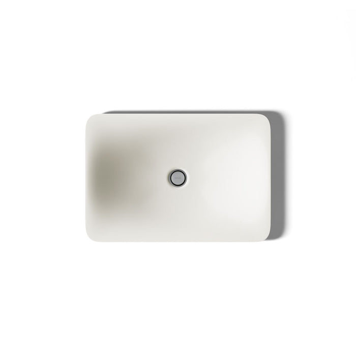 KOHLER Carillon 21-1/4" rectangular drop-in bathroom sink, no overflow