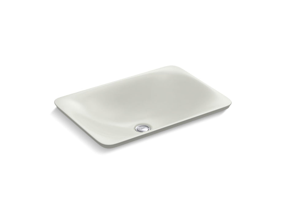 KOHLER Carillon 21-1/4" rectangular drop-in bathroom sink, no overflow
