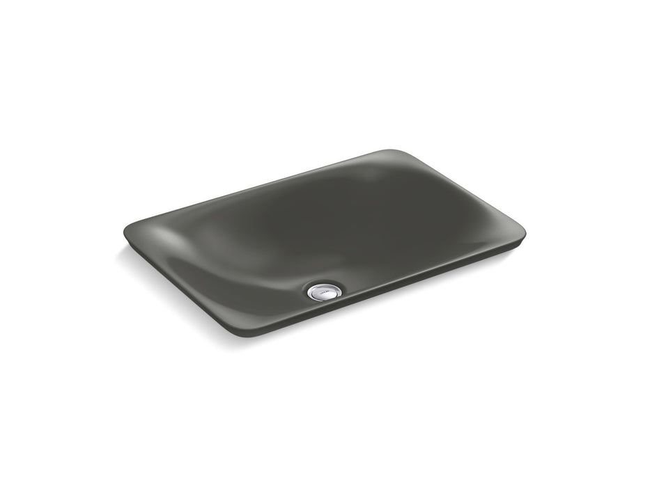 KOHLER Carillon 21-1/4" rectangular drop-in bathroom sink, no overflow