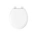 KOHLER K-78052-RL Rutledge ReadyLatch Quiet-Close round-front toilet seat