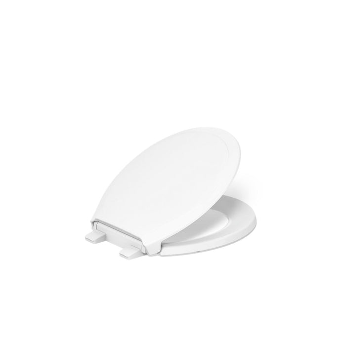 Kohler Rutledge Nightlight ReadyLatch Quiet-Close round-front toilet seat
