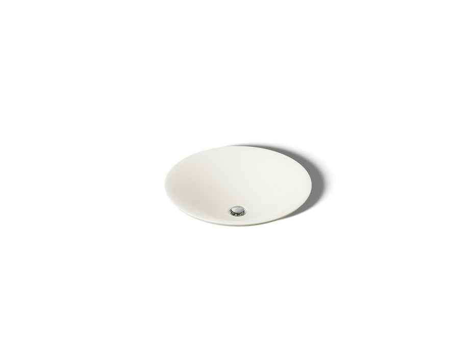 KOHLER Carillon 17-3/4" round drop-in bathroom sink, no overflow