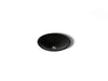 KOHLER Carillon 17-3/4" round drop-in bathroom sink, no overflow