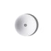 KOHLER Carillon 17-3/4" round drop-in bathroom sink, no overflow