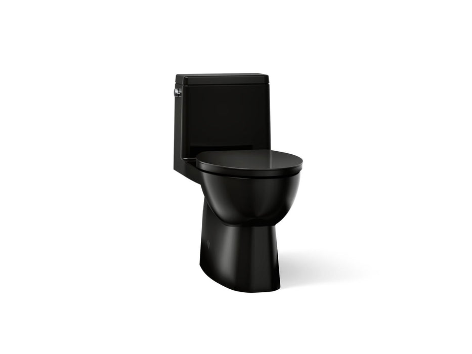 KOHLER Reach One-piece compact elongated toilet with skirted trapway, 1.28 gpf