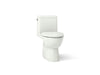 KOHLER Reach One-piece compact elongated toilet with skirted trapway, 1.28 gpf