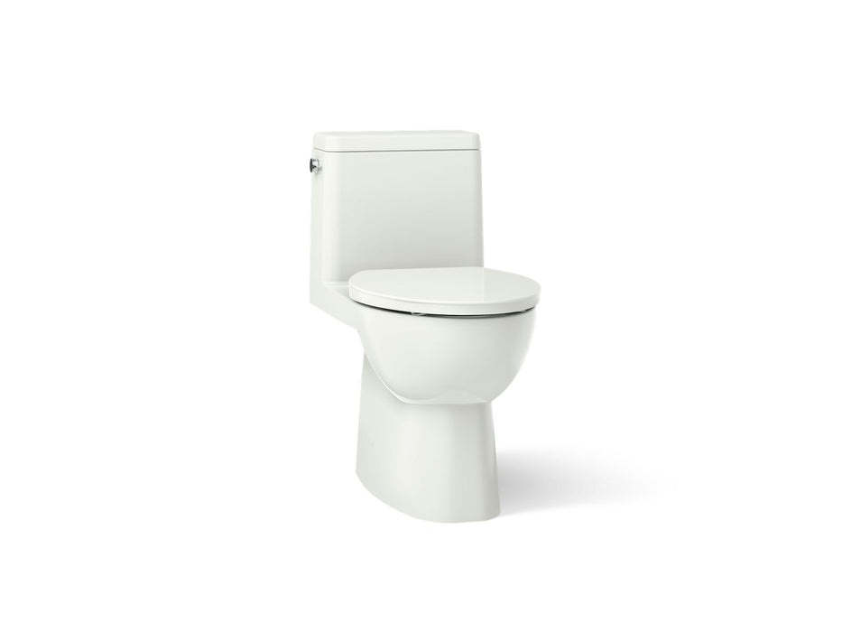 KOHLER Reach One-piece compact elongated toilet with skirted trapway, 1.28 gpf