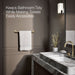 KOHLER Components 18" towel bar