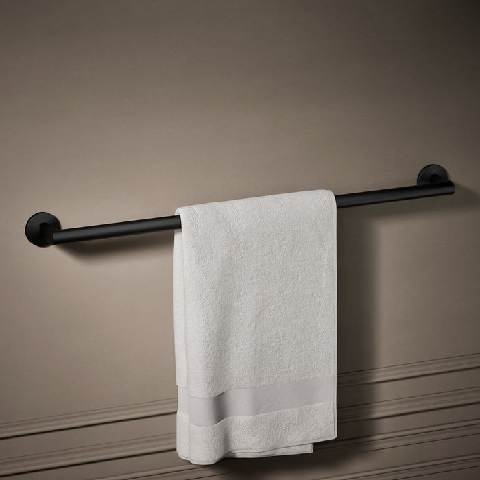 KOHLER K-78374 Components 30" towel bar, matte black - view 4