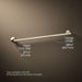 KOHLER Components 30" towel bar