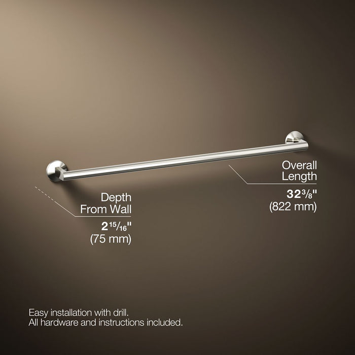 KOHLER K-78374 Components 30" towel bar